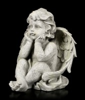Angel Garden Figurine - Boy looks Dreamy
