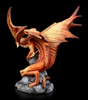 Adult Fire Dragon Figurine