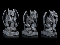 Three little Dragon Figurines - No Evil