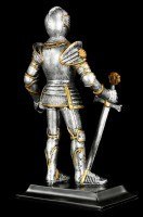 Ritter Figur mit Schwert - Goldener Löwe