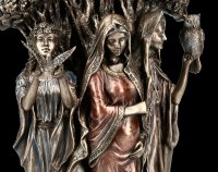 Celtic Trinity Goddess Figurine - Old, Mother & Girl
