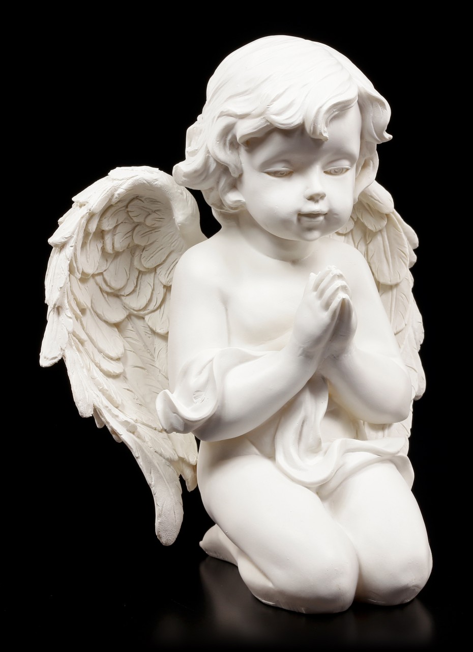 Engel Figur - Betend auf den Knien