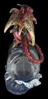 Dragon Figurine with Ship in a Bottle - The Voyage