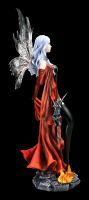 Fairy Figurine - Queen of Fire with Dragon