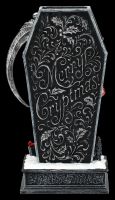 Sensenmann Weihnachtsfigur im Sarg - Merry Cryptmas