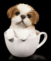 Dog Figurine - Shih Tzu Teacup Pup