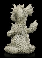Small Garden Figurine - Lucky Dragon Yoga