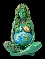 Ethereal Gaia Figurine - Mother Earth - medium painted