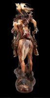 Indianer Figur mit Pferd XXL