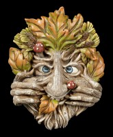 Wall Plaque Greenman - Cheeky Mouth