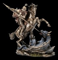 St. George Figurine - Killing the Dragon