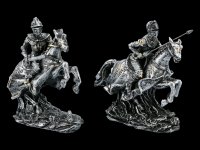 Knight Figurines Set on Horses