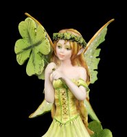 Fairy Figurine - Tanja with four-leaf Clover