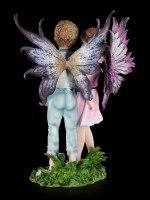 Elfen Figur - Junge und Mädchen - Schau, ein Schmetterling