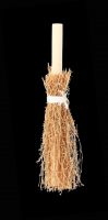 Mini Witch's Broom with Witch Hat