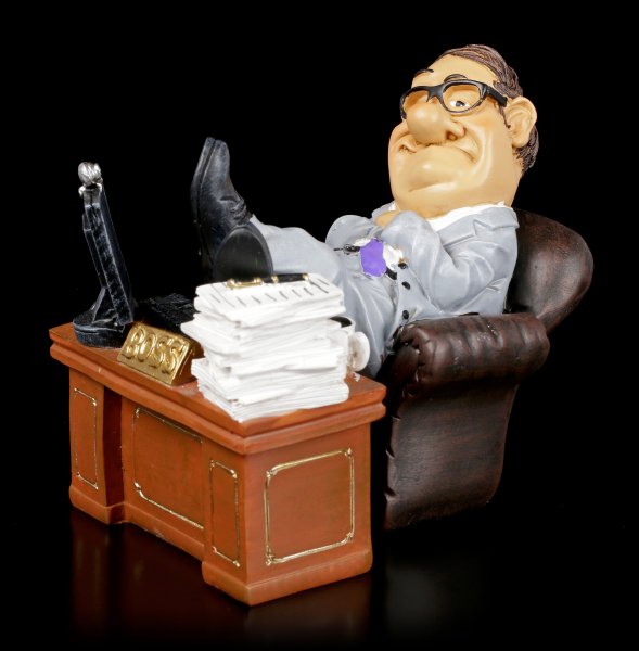 Funny Job Figur - Boss am Schreibtisch