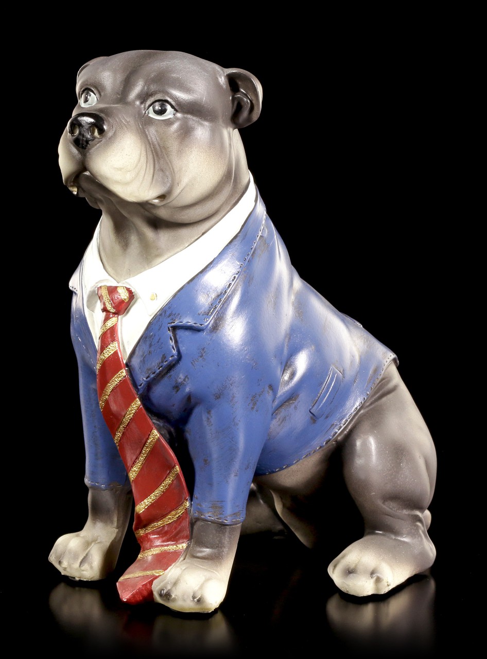 Curious Dog Figurine - Bull Terrier