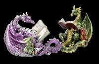 Dragon Figurines Coloured Set of 2 - Read Stories