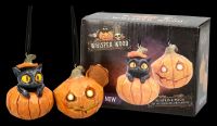 Halloween Kürbis Anhänger - Pumpkin & Patch 2er Set