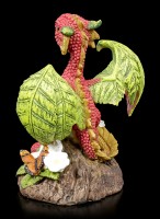Raspberry Dragon Figurine by Stanley Morrison