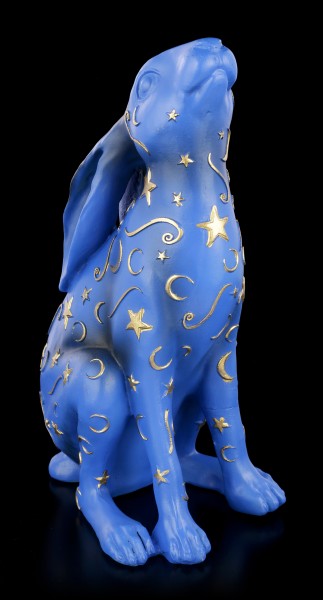 Hare Figurine with Moon and Stars - Lepus