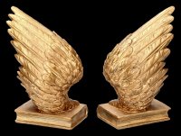 Buchstützen Set - Engel Flügel