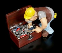 Funny Jobs Figurine - Craftsman is Looking for Tool