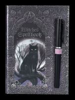 Hardcover Notizbuch mit Stift - Witches Spellbook