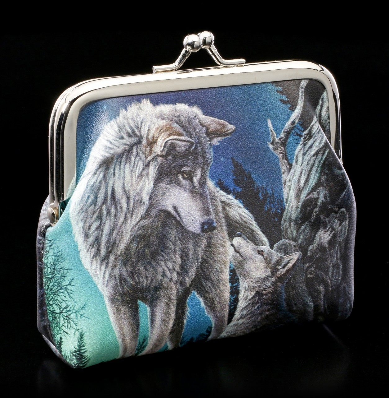 Coin Purse with Wolves - Guidance