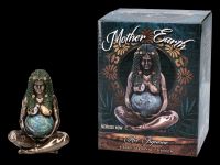 Himmlische Gaia Figur - Mutter Erde - klein bronziert