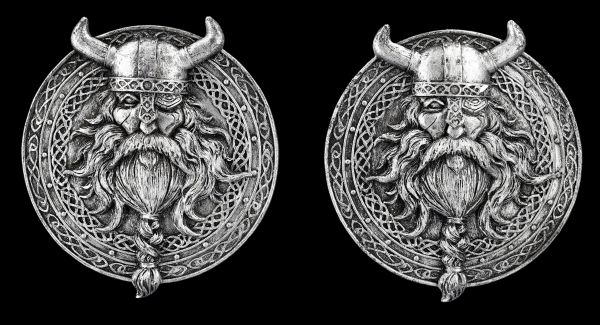 Wandrelief - Odin der Allvater 2er Set