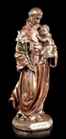Heiligen Figur - St. Antonius mit kleinem Jesus