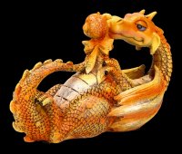 Dragon Figurine - Sweetest Moment - orange