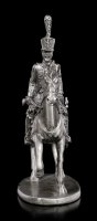 Pewter Soldier Figurine on Horse with Rifle