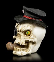 Small Skull with Pipe