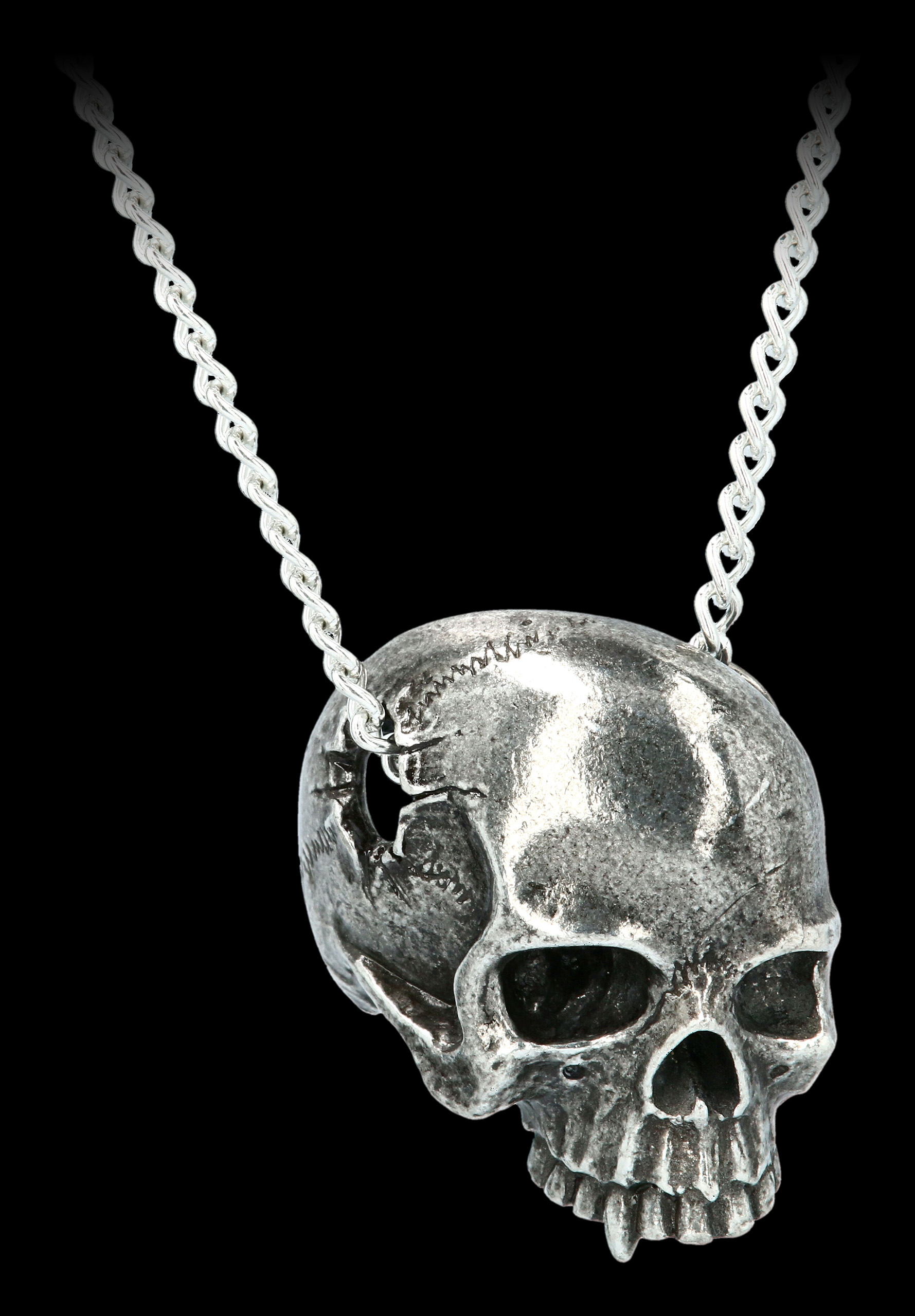 30.5x28.5x4m Micro Pave Skull-Halloween Skull-CZ Brass Skull  Necklace-DIY Jewelry