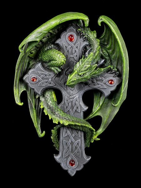 Woodland Guardian Dragon Plaque - Anne Stokes