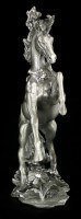 Pewter Unicorn Figurine with Gemstones