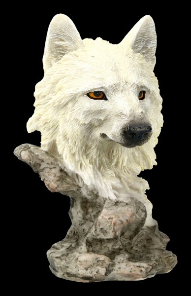 Wolf Büste - Lonely Hunter - klein