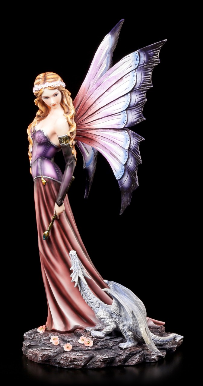Fairy Figurine with Dragon - Filyina
