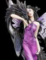 Fairy Figurine with Sea Dragon