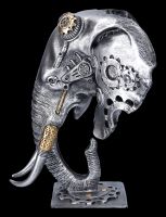 Steampunk Figure - Silver Coloured Elephant