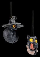 Gothic Katzen Anhänger - Curse & Claw 2er Set
