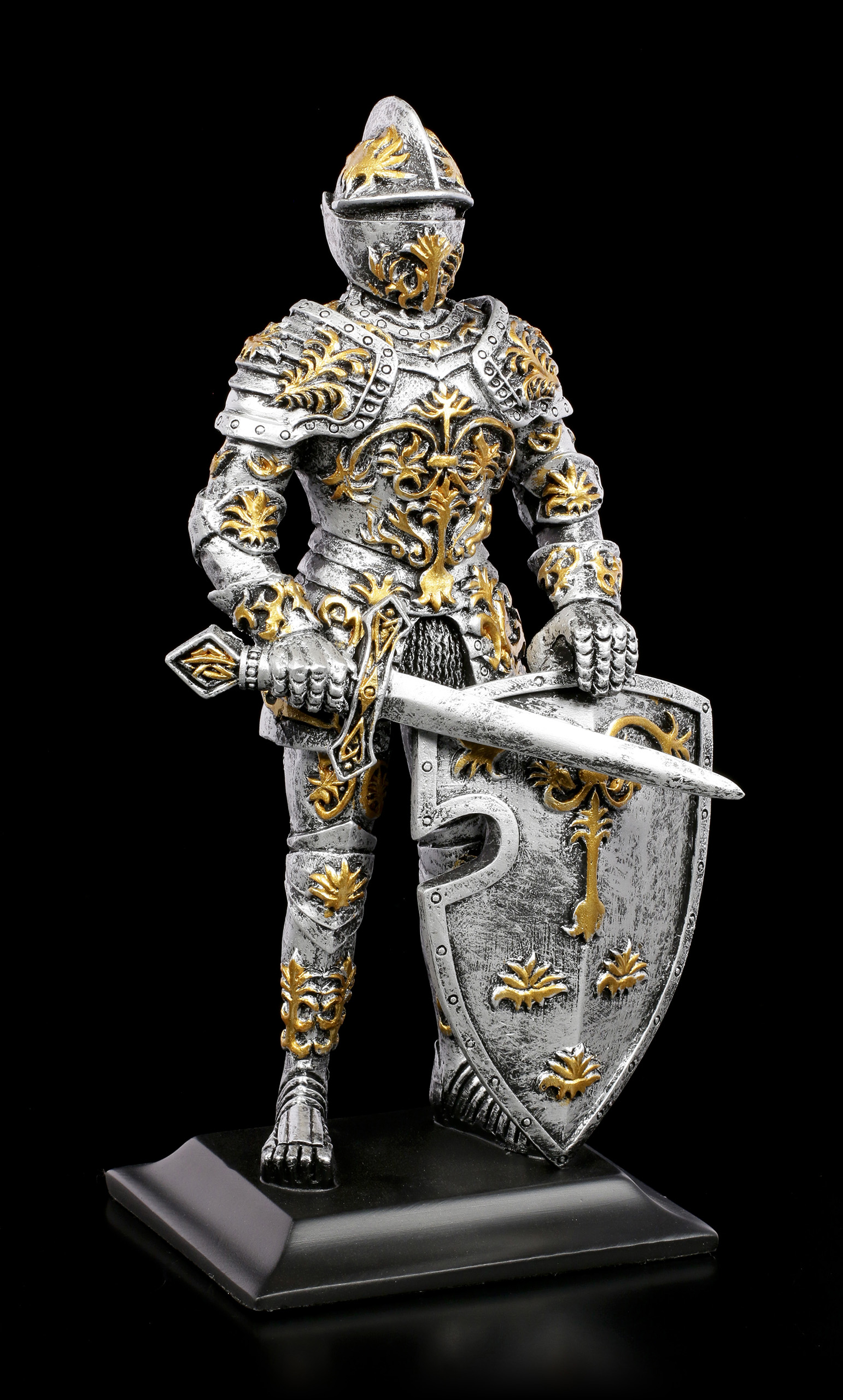Ritter Kelch Mittelalter Rüstung Figur 