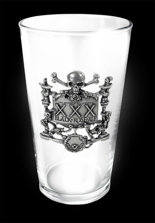 XXX Black Rose - Alchemy Gothic Ale Glass