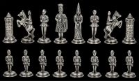 Schachfiguren Camelot - Metall klein