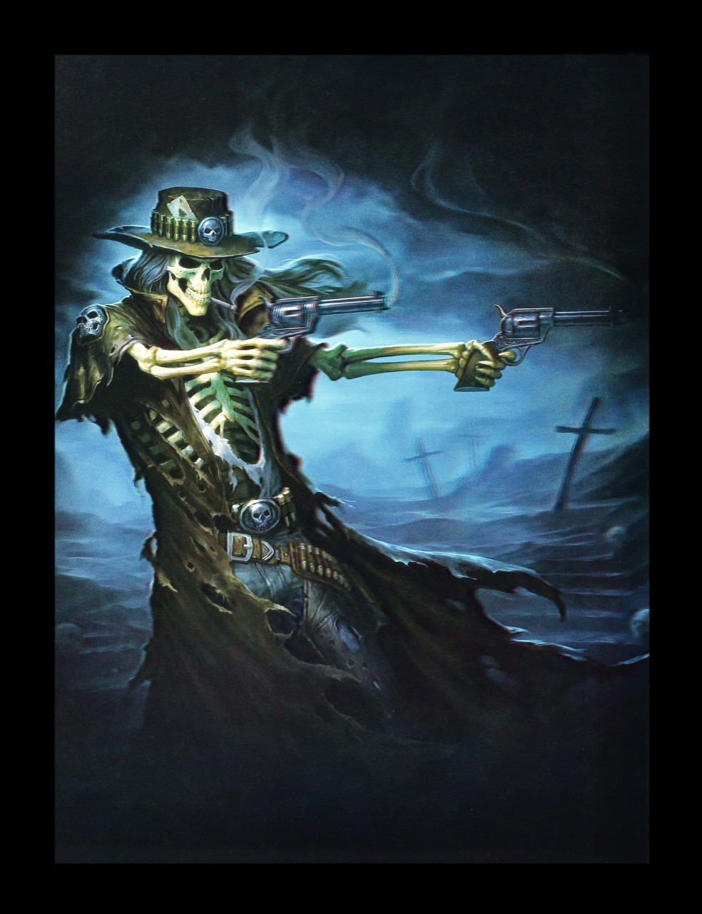 3D Bild mit Reaper - Gunslinger