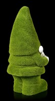 Moss-Covered Garden Gnome Figurine