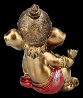 Ganesha Figurine Small with Flower