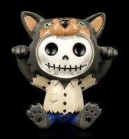 Furry Bones Figurine - Wolfie